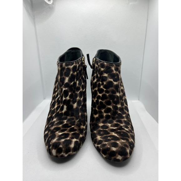 Longchamp Ponyhair Animal Print Ankle Boots - Picture 2 of 4